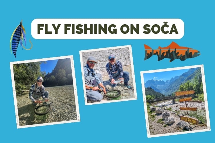 Fly fishing on Soča